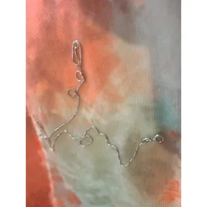 Necklace b304 18.5 inch chain 925 sterling silver thumbnail 2