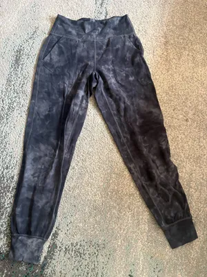 Lululemon Tie-Dye Jogger Pants in Charcoal thumbnail 1