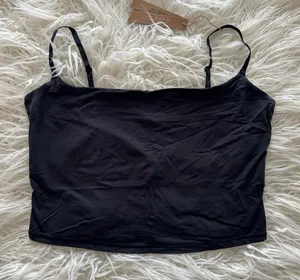 Skims Fits Everybody Cropped Cami Onyx Size XL thumbnail 1