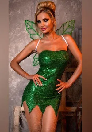 NEW Roma Mischievious Fairy Tinkerbell Costume Size Small thumbnail 1