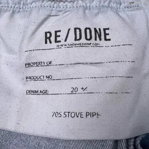 RE/DONE 70s Stove Pipe straight leg jeans thumbnail 10