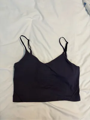 lululemon athletica Purple Align Workout Set with Align Tank and Shorts Size 10 thumbnail 3