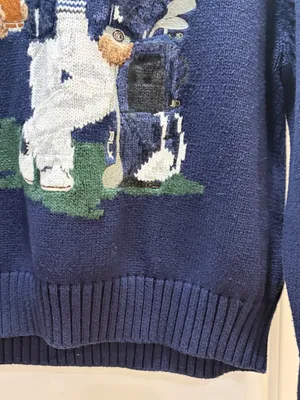 RLX Ralph Lauren Knit Bear Sweater XS thumbnail 2