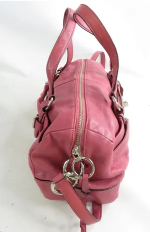 Coach Chelsea Reese Convertible Satchel 17803 Pink Leather Shoulder Bag Purse thumbnail 3