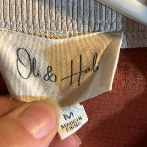 Oli & Hali Oversized Full Zip Jacket Size M Orange Size M thumbnail 4