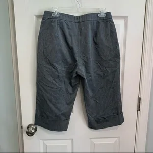 Kim Rogers long‎ shorts crop capris black & white thumbnail 5