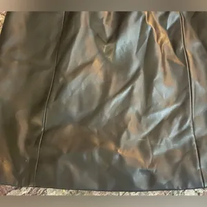 XS faux leather black dresss thumbnail 6