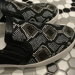 Michael Michael Kors Women's Leo Slip On Sneaker Beaded 8.5 thumbnail 3