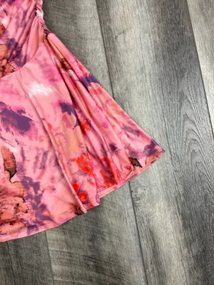 Abercrombie Pink Print Dress thumbnail 2