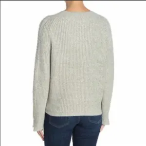 Abound Cable Knit Fringe Sweater Pullover Grey S thumbnail 10