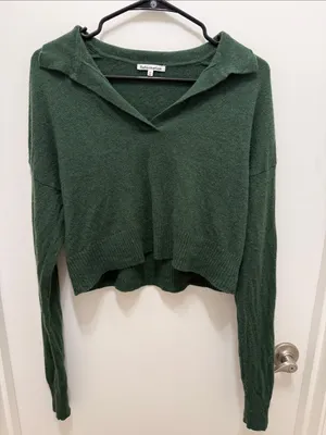 Reformation Cashmere Polo Sweater thumbnail 2