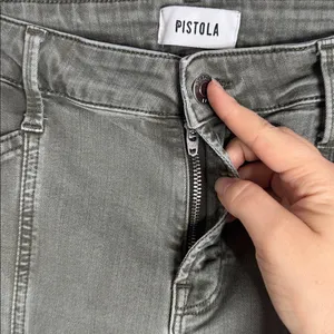 Pistola Hannah Cargo Khaki/Green Denim Zip Pocket Skinny Jeans Pants size 29 thumbnail 8