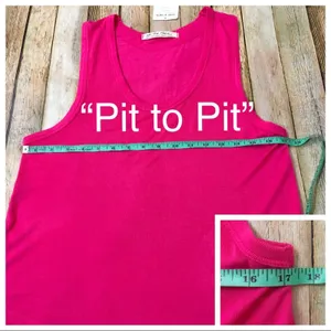 NWT Free People Take the Plunge Fuchsia Tank Top - Fuchsia - Small thumbnail 3