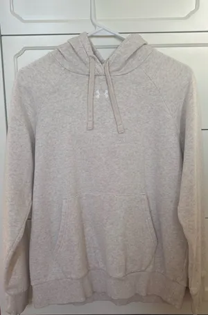 Under Armour Women’s UA Rival Fleece Hoodie Oatmeal thumbnail 1