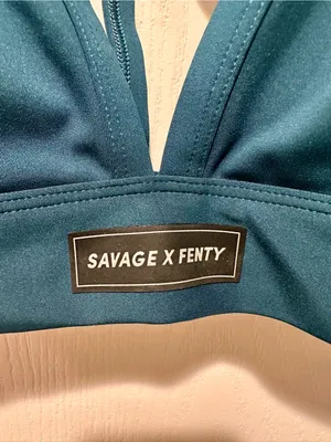 Savage X Fenty - Teal Sports Bra - Brand new! thumbnail 4