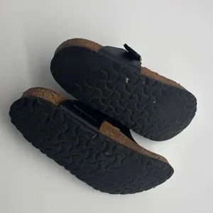Birkenstock Gizeh Black Birko-Flor Thong Sandals Women 38 L7 M5 Made in Germany thumbnail 7