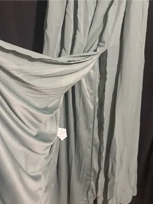 Birdy Grey Sleeveless Light Sage Chiffon Maxi Dress Elegant Women's Evening Gown thumbnail 3