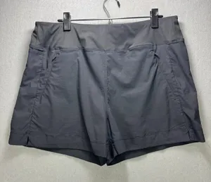 CRZ Yoga Shorts Stretch Woven Black Athleisure Women's Size XL Gym Yoga thumbnail 1