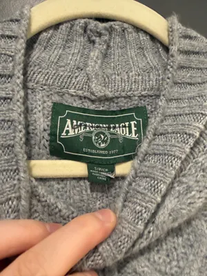 Grey American Eagle Sweater thumbnail 3
