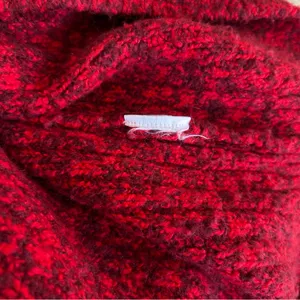 Madewell Red Ribbed Cotton-Blend Sweater Long Sleeve Crewneck Size Small thumbnail 6