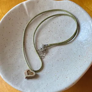 Handmade unique quality Czech glass heart bead fairy boho vintage retro style necklace🌿✨ thumbnail 4