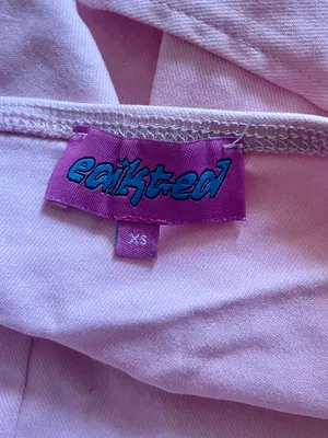 EDIKTED Dara Halter Top Baby Pink Summer Sleeveless Crop Festival Coquette XS thumbnail 7
