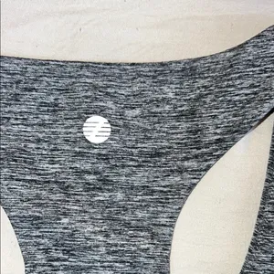 Z By Zella‎ Gray Seamless Sports Bra with Racerback Support thumbnail 5