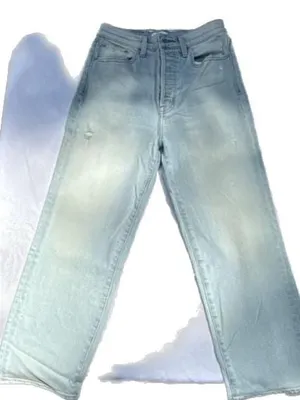 Pistola Forever Jeans Light Wash Distressed Straight Leg Denim thumbnail 8