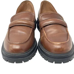 Madewell The Bradley Women's Chunky Brown Lugsole Loafer Size 8.5 thumbnail 4