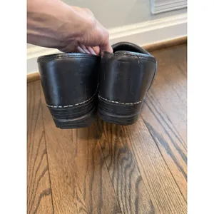 Dansko Professional Clogs Women's Size 40 US Sz 9 Black Oiled Comfort $135 thumbnail 6