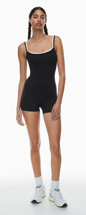Aritzia Golden LIFE Divinity 3” Romper thumbnail 1
