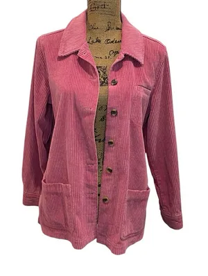 Pink Corduroy Button thumbnail 1