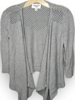 American Eagle Cotton Cardigan Sweater thumbnail 1