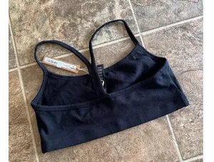 Skims Outdoor Scoop Bralette Onyx Size Medium thumbnail 7