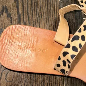 Leopard Print Strappy Sandals size 8 thumbnail 5