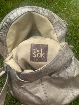 THE SAK Metallic Silver Crossbody Bag thumbnail 11