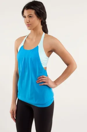 Lululemon Practice Freely Tank in Beach Blanket Blue / Aquamarine thumbnail 1