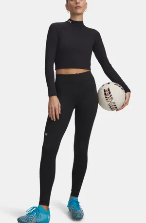 Under Armour Cold Gear Authentics Leggings Compression Full Length Black Size M thumbnail 1