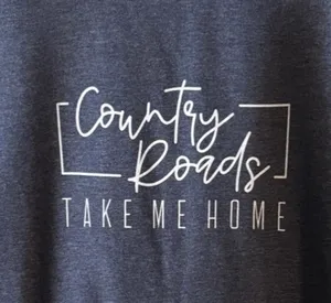 Gildan Heavy Blend - Country Roads Take Me Home Sweatshirt - Size M thumbnail 2