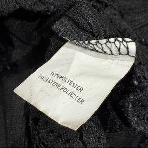 Anthropologie Deletta Black Off The Shoulder Top Women’s Small thumbnail 4