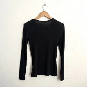 ZARA long sleeve black shirt thumbnail 5