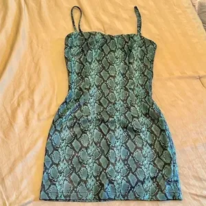 Tiger Mist Blue Snake Dress thumbnail 3