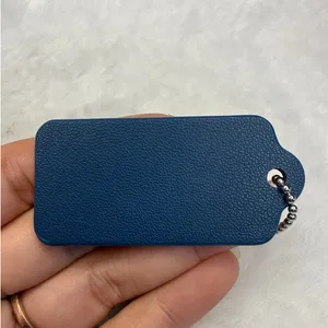 2" COACH Blue Fob Bag Charm Hang tag Hangtag thumbnail 2