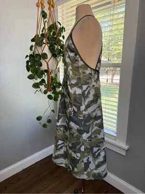 Nike NSW Woven Camo Dress Size XS Sporty thumbnail 7