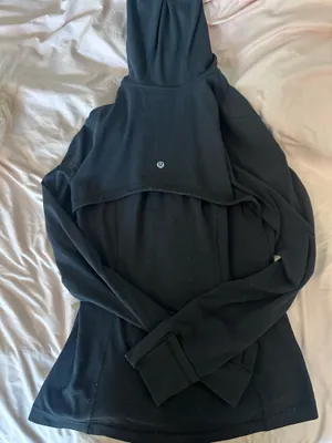 Lululemon define jacket black hooded size 8  thumbnail 4
