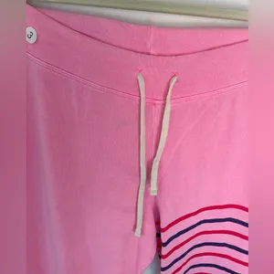 New SUNDRY Women's Stripes Sweatpants in Pigment Dyed Pink Neon size 3/L thumbnail 7