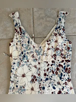 Patagonia Amaia Organic Cotton Floral Dress Size 2 thumbnail 5