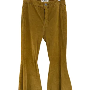 Free People Just Float‎ On Corduroy Flare Pants Mustard Yellow Size 27 thumbnail 4