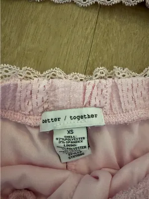 Pink Ruffled Lounge Set Size XS thumbnail 2