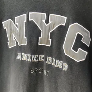 Anine Bing Vincent Hoodie NYC Charcoal Green thumbnail 5